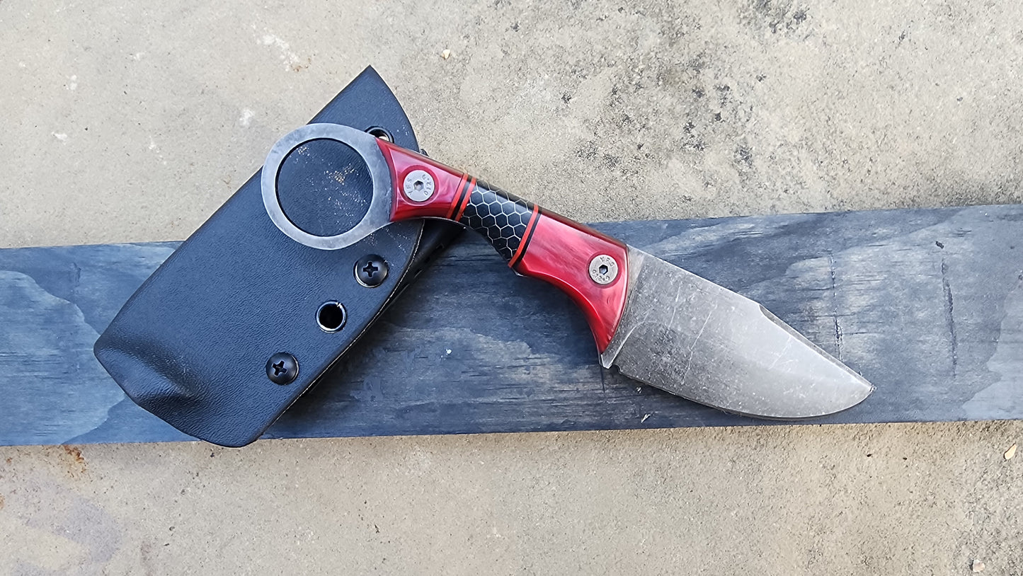 Drop Point Ring Knife